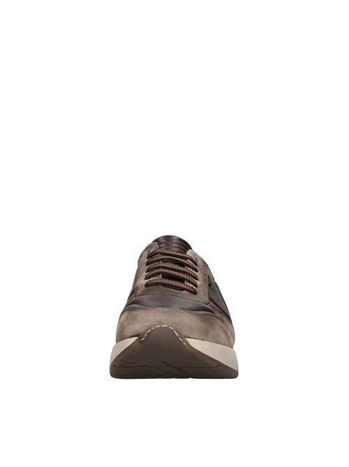 Sneakers in pelle e camoscio EXTON | 802 ANTICATOTAUPE-T.MORO-BLU